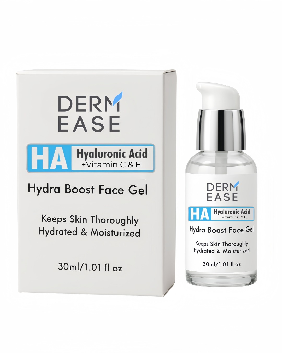 DERM EASE HA HYALURONIC ACID VITC & E GEL